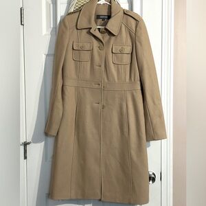 Kenneth Cole Reaction Women’s Long Wool Peacoat Size 8